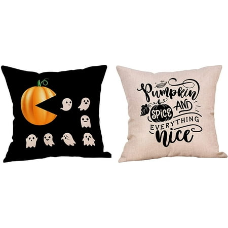 Happy Halloween Pillow Cases Fall Pumpkin Throw Cushion Cover Home Sofa Decor aa